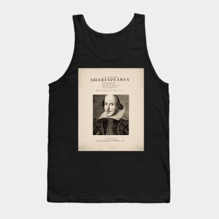 Old Book Cover - shakspere - playwright - william shakespeare Tank Top